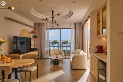 Hoàn thiện nội thất nhà phố phong cách tối giản tại Quận 7