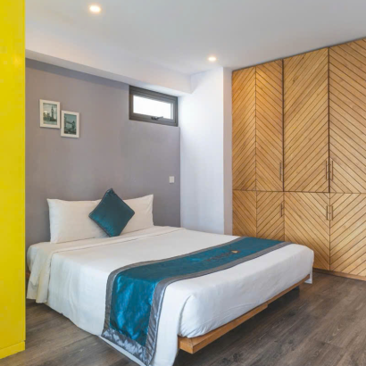 Thiết kế phòng ngủ sang trọng cho căn hộ hai phòng ngủ tại Hà Nội