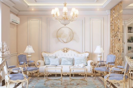 Nội thất nhà đẹp phong cách tân cổ điển tại Bình Dương