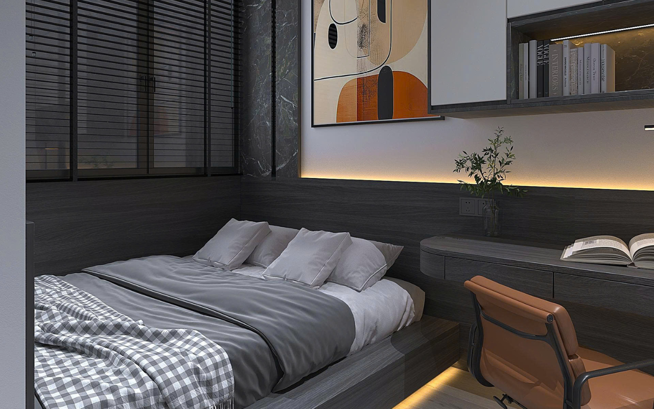 Cách thiết kế phòng ngủ nhỏ trông rộng hơn gấp đôi