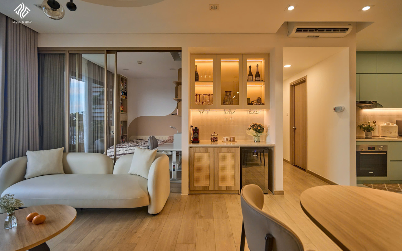 Hoàn thiện nội thất nhà phố phong cách tối giản tại Quận 7