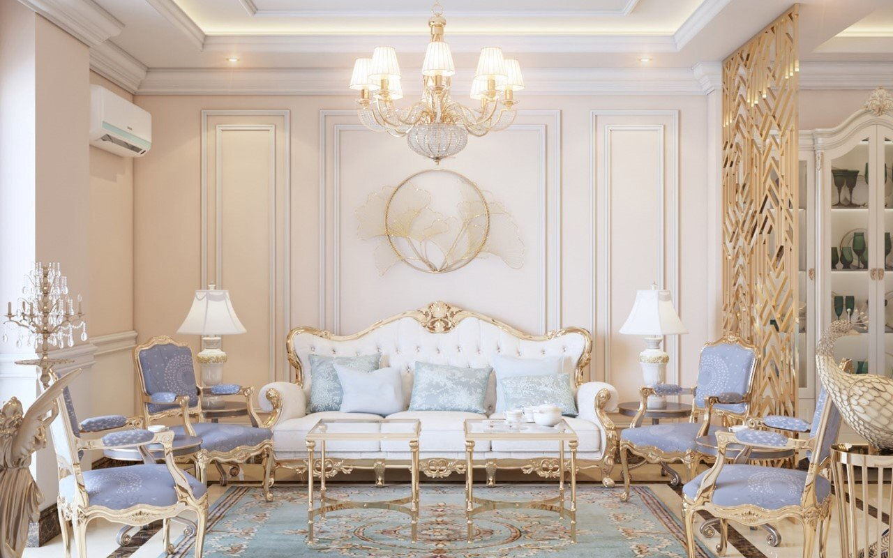 Nội thất nhà đẹp phong cách tân cổ điển tại Bình Dương