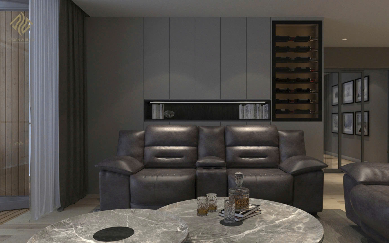 Phòng khách đẹp phong cách Luxury tại biệt thự Lakeview Quận 9