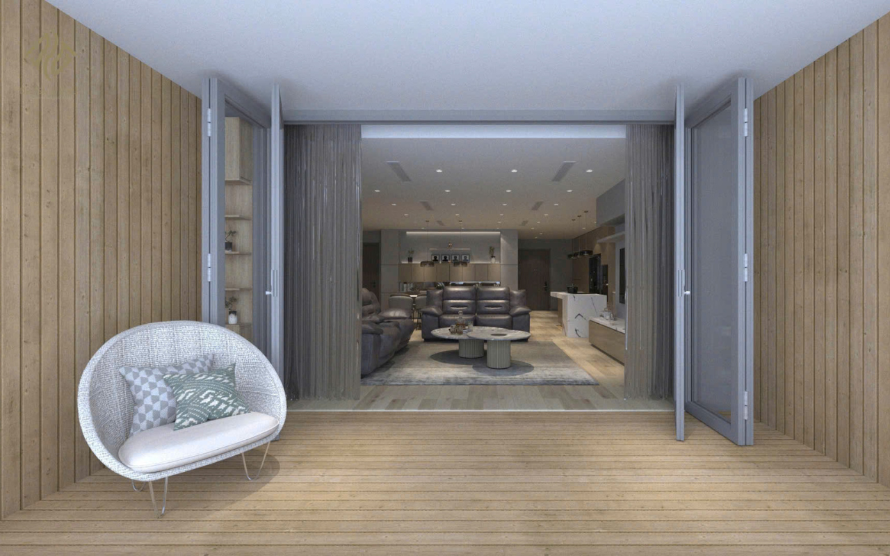 Phòng khách đẹp phong cách Luxury tại biệt thự Lakeview Quận 9