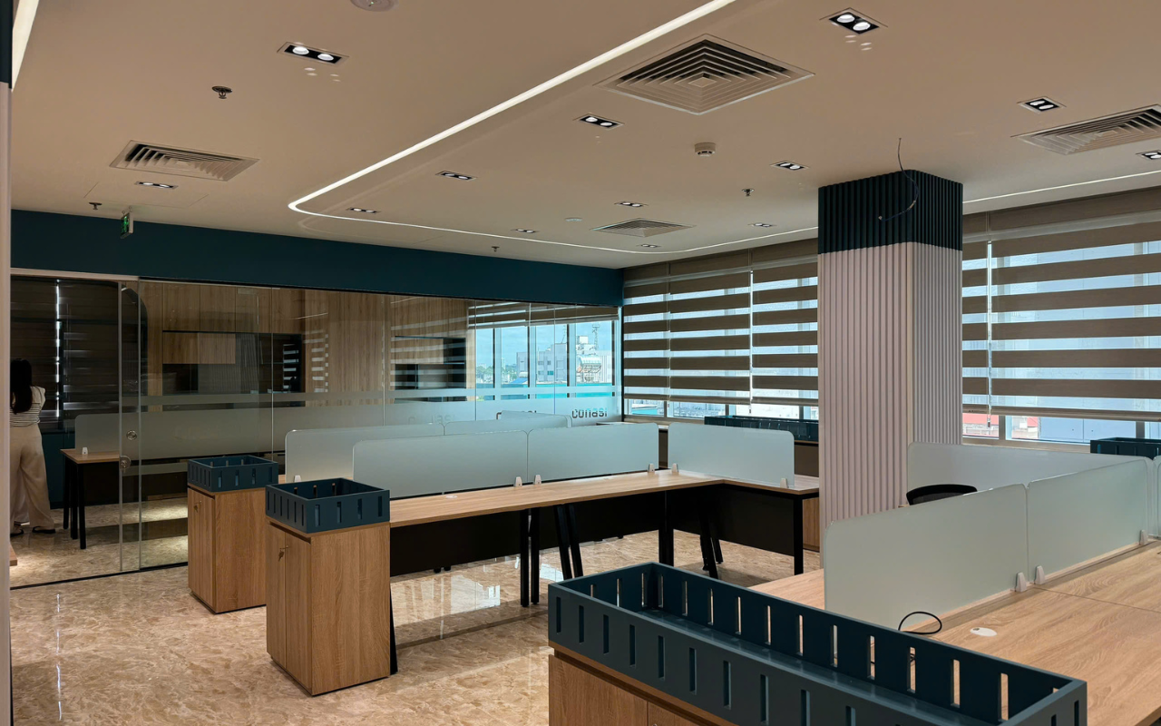 Thi công nội thất văn phòng hiện đại tại Quận 7