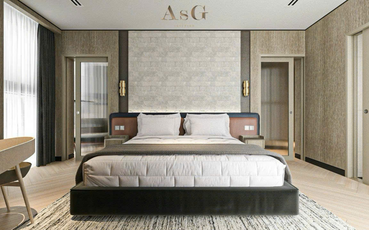 Thiết kế nội thất phòng ngủ hiện đại tại Vinhomes Grand Park